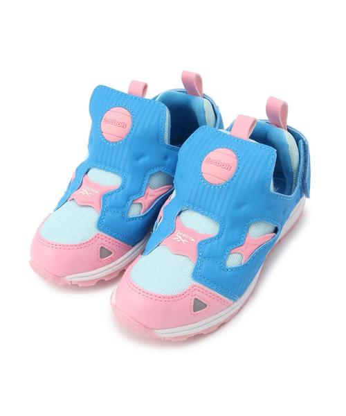 green label relaxing（グリーンレーベルリラクシング）の「「WEB限定」Reebokﾊﾞｰｻﾎﾟﾝﾌﾟﾌｭｰﾘ（スニーカー・キッズ・オレンジ/ピンク/ライトブルー/ライム・16cm/13cm/14cm/15cm）」の8枚目の写真
