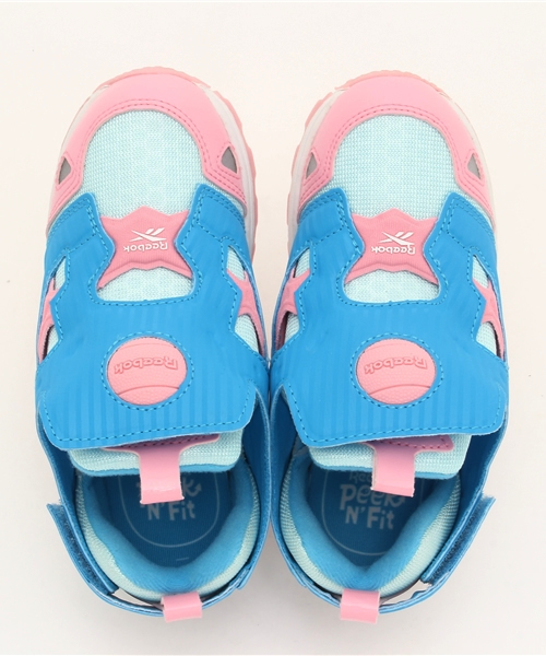 green label relaxing（グリーンレーベルリラクシング）の「「WEB限定」Reebokﾊﾞｰｻﾎﾟﾝﾌﾟﾌｭｰﾘ（スニーカー・キッズ・オレンジ/ピンク/ライトブルー/ライム・16cm/13cm/14cm/15cm）」の13枚目の写真