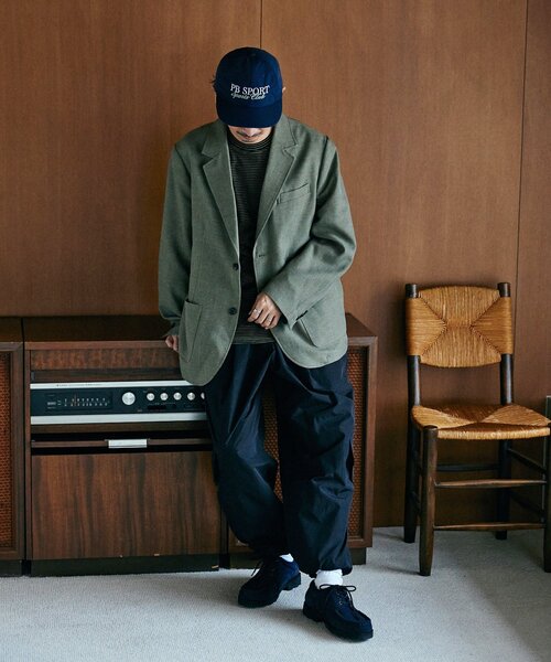 JOURNAL STANDARD relume（ジャーナルスタンダード　レリューム）の「LANATEC シャンブレー 2ボタンジャケット（テーラードジャケット・メンズ・ブラック/ベージュ/オリーブ・MEDIUM/LARGE）」の6枚目の写真