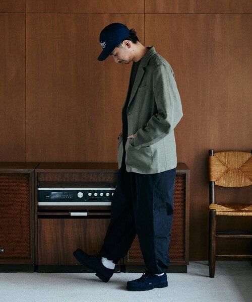 JOURNAL STANDARD relume（ジャーナルスタンダード　レリューム）の「LANATEC シャンブレー 2ボタンジャケット（テーラードジャケット・メンズ・ブラック/ベージュ/オリーブ・MEDIUM/LARGE）」の10枚目の写真