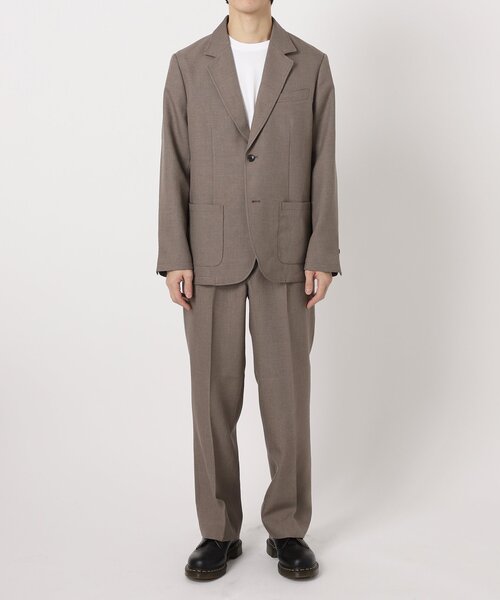 JOURNAL STANDARD relume（ジャーナルスタンダード　レリューム）の「LANATEC シャンブレー 2ボタンジャケット（テーラードジャケット・メンズ・ブラック/ベージュ/オリーブ・MEDIUM/LARGE）」の17枚目の写真