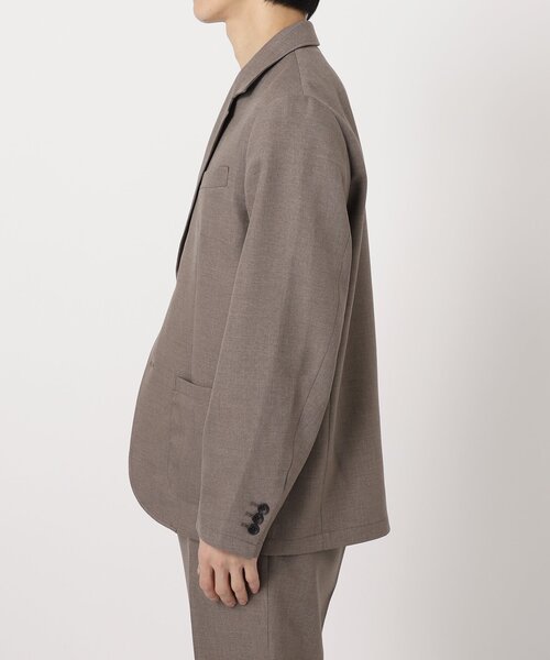 JOURNAL STANDARD relume（ジャーナルスタンダード　レリューム）の「LANATEC シャンブレー 2ボタンジャケット（テーラードジャケット・メンズ・ブラック/ベージュ/オリーブ・MEDIUM/LARGE）」の22枚目の写真