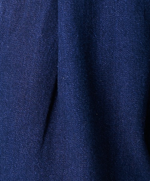 Petitjo（プッチージョ）の「小さいサイズ　Dカン共布ベルト付きワイドデニムパンツ　低身長さん・小柄女性(美人百花23年7月号掲載)（デニムパンツ・レディース・ブルー系/ネイビー系・PS(XS－S)/PS/PM/PL）」の10枚目の写真