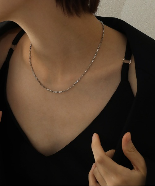 ORLEAN(オルレアン)の「【ORLEAN】 マンテルボックスチェーンネックレス(ネックレス・レディース・シルバー/ゴールド・フリー)」の7枚目の写真
