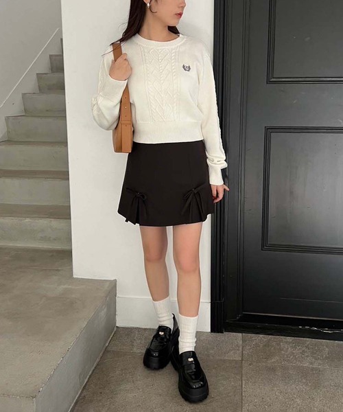 one after another NICE CLAUP(ワンアフターアナザーナイスクラップ)の「ボリュームタンク底ローファー(ローファー・レディース・ブラック/ブラック系その他・M/S/L)」の10枚目の写真