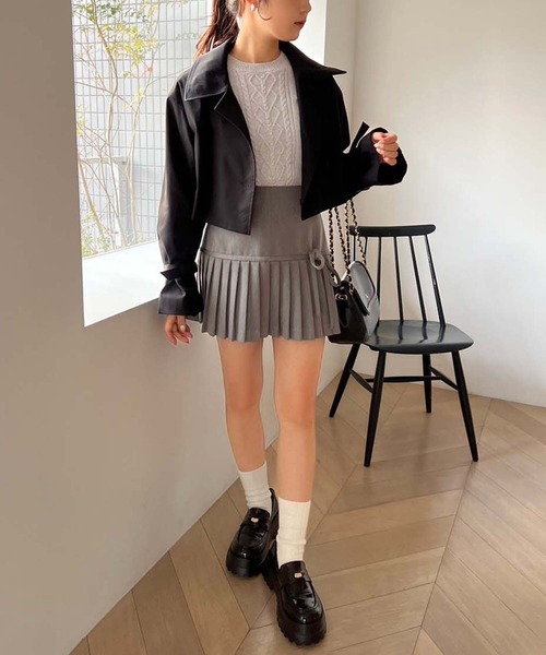 one after another NICE CLAUP(ワンアフターアナザーナイスクラップ)の「ボリュームタンク底ローファー(ローファー・レディース・ブラック/ブラック系その他・M/S/L)」の12枚目の写真