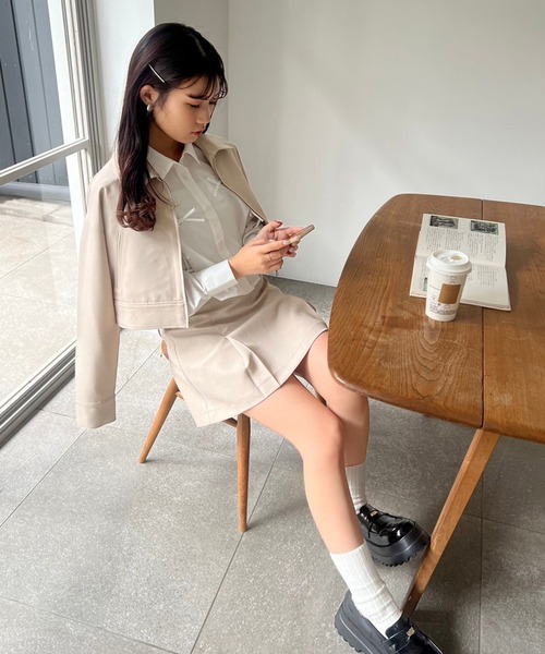 one after another NICE CLAUP(ワンアフターアナザーナイスクラップ)の「ボリュームタンク底ローファー(ローファー・レディース・ブラック/ブラック系その他・M/S/L)」の9枚目の写真