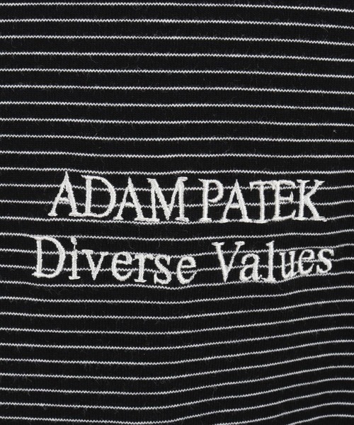 ADAM PATEK(アダムパテック)の「ADAMPATEK/thin stripes short sleeve/ボーダー半袖Tシャツ(Tシャツ/カットソー・メンズ・ネイビー系/ライトグレー系/ブラック系・2/1)」の22枚目の写真