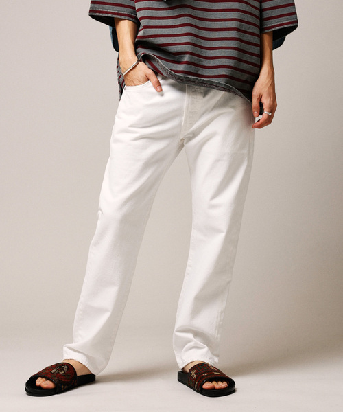 Levi's（リーバイス）の「LEVI’S(R) / リーバイス(R) 別注 501(R) WHITE L30（デニムパンツ・メンズ・ホワイト・30/31/32/33/34）」の2枚目の写真