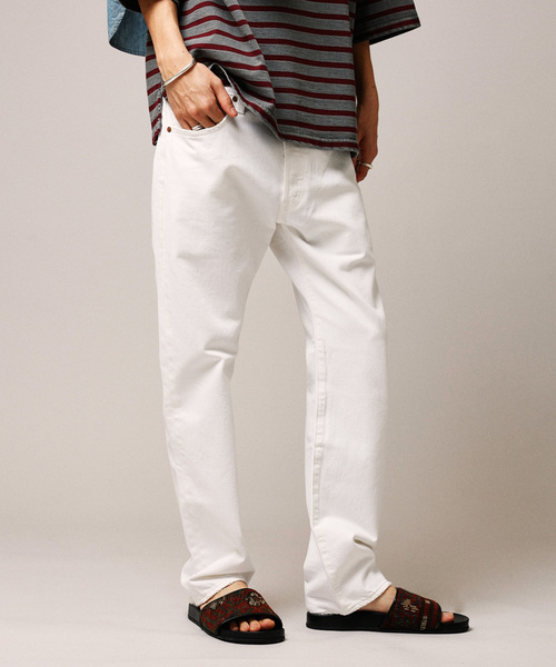 Levi's（リーバイス）の「LEVI’S(R) / リーバイス(R) 別注 501(R) WHITE L30（デニムパンツ・メンズ・ホワイト・30/31/32/33/34）」の7枚目の写真