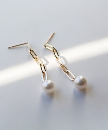 パール ピアス | K10YG