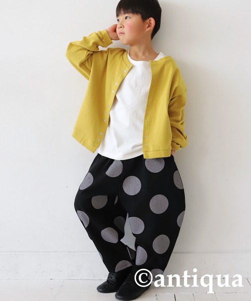 antiqua(アンティカ)の「配色ステッチタンクトップ(タンクトップ・キッズ・ブラック/ホワイト系その他/ホワイト/オレンジ/ブルー/杢グレー/ブラック×ホワイト・120/130)」の9枚目の写真