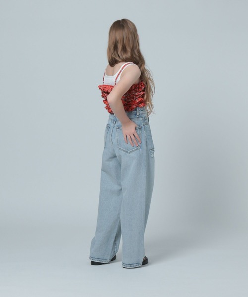 LOWRYS FARM(ローリーズファーム)の「INDIAISフリルキャミソール 112149(キャミソール・キッズ・レッド/ブルー・FREE)」の19枚目の写真