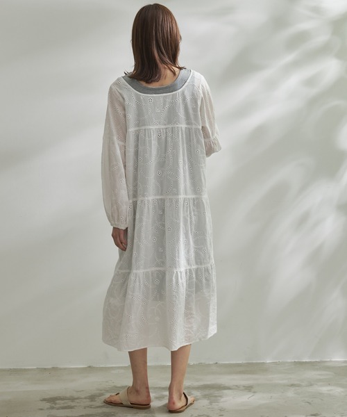 Arnold Palmer（アーノルドパーマー）の「インナーセット アンブレラ レース ワンピース（ワンピース・レディース・ブラック/ホワイト・L/M/S）」の11枚目の写真