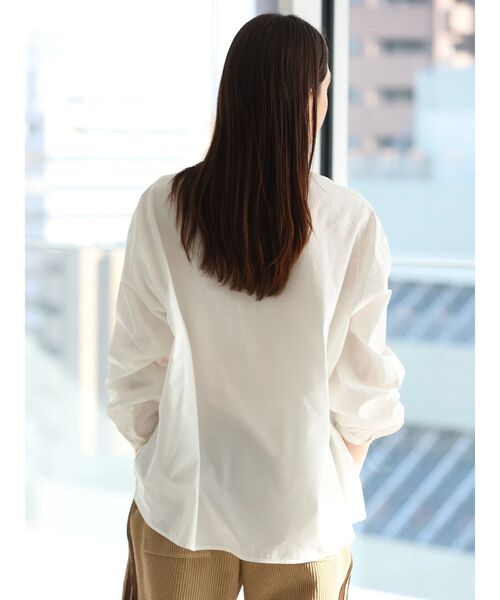 CRAFT STANDARD BOUTIQUE(クラフトスタンダードブティック)の「衿フリルブラウス(シャツ/ブラウス・レディース・その他14/オフホワイト/ベージュ・FREE)」の8枚目の写真