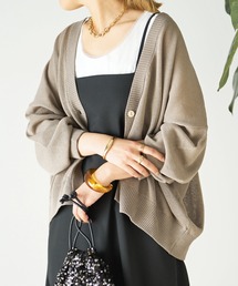un dix cors（アンディコール）の「リネン混カーディガン（カーディガン/ボレロ）」