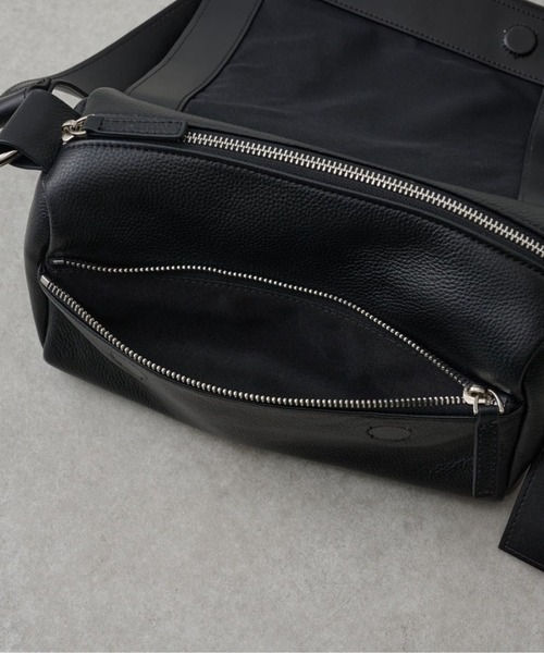 ビアズリー beardsley レザーボディバッグ ビアズリー BEARDSLEY レザーボディバッグ （black） -靴