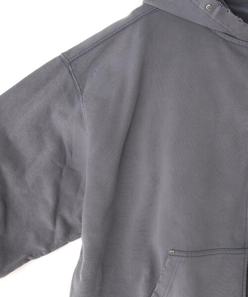 SUPPLIER（サプライヤー）の「Supplier/サプライヤー/Studs Cross Patch Zip Hoodie（パーカー・メンズ・グレー/ブラック・XL/L/M）」の13枚目の写真