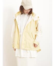 Samansa Mos2 | 【撥水加工】フード取り外し2WAYマウンパー(ブルゾン)