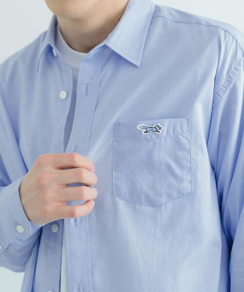 ITEMS URBANRESEARCH(アイテムズ アーバンリサーチ)の「PENNEYS FOX Youth レギュラーカラー シャツ(シャツ/ブラウス・メンズ・ネイビー/ホワイト/ライトブルー/オリーブ・LARGE/MEDIUM)」の19枚目の写真
