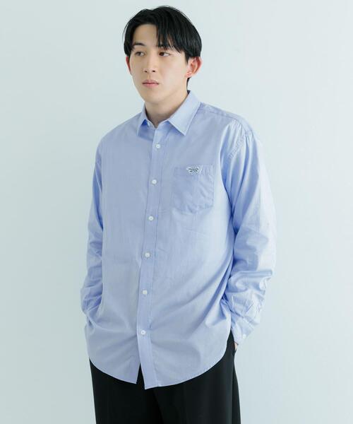 ITEMS URBANRESEARCH(アイテムズ アーバンリサーチ)の「PENNEYS FOX Youth レギュラーカラー シャツ(シャツ/ブラウス・メンズ・ネイビー/ホワイト/ライトブルー/オリーブ・LARGE/MEDIUM)」の22枚目の写真