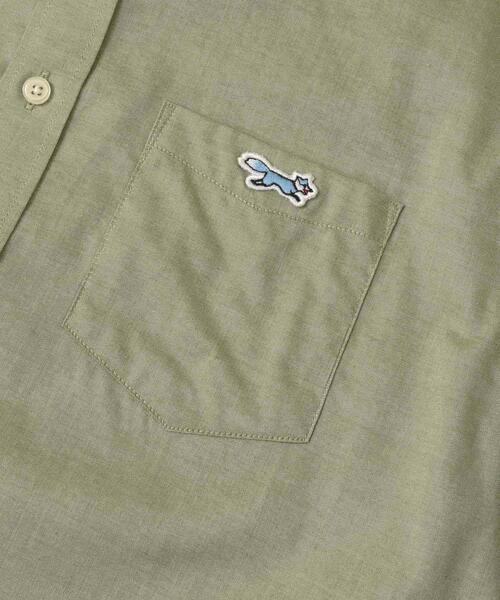 ITEMS URBANRESEARCH(アイテムズ アーバンリサーチ)の「PENNEYS FOX Youth レギュラーカラー シャツ(シャツ/ブラウス・メンズ・ネイビー/ホワイト/ライトブルー/オリーブ・LARGE/MEDIUM)」の5枚目の写真