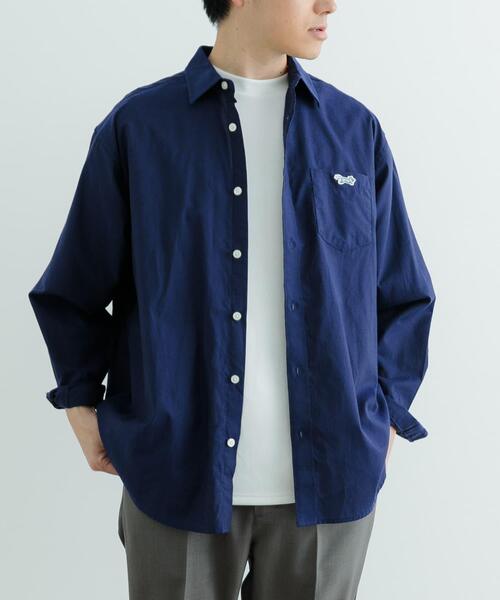 ITEMS URBANRESEARCH(アイテムズ アーバンリサーチ)の「PENNEYS FOX Youth レギュラーカラー シャツ(シャツ/ブラウス・メンズ・ネイビー/ホワイト/ライトブルー/オリーブ・LARGE/MEDIUM)」の7枚目の写真