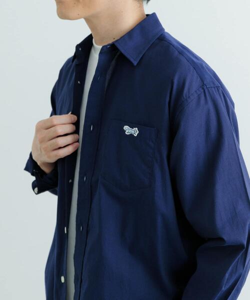 ITEMS URBANRESEARCH(アイテムズ アーバンリサーチ)の「PENNEYS FOX Youth レギュラーカラー シャツ(シャツ/ブラウス・メンズ・ネイビー/ホワイト/ライトブルー/オリーブ・LARGE/MEDIUM)」の8枚目の写真