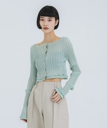 akane utsunomiya リブカーディガン AKANE UTSUNOMIYA（アカネウツノミヤ）の「【AKANE UTSUNOMIYA/アカネ