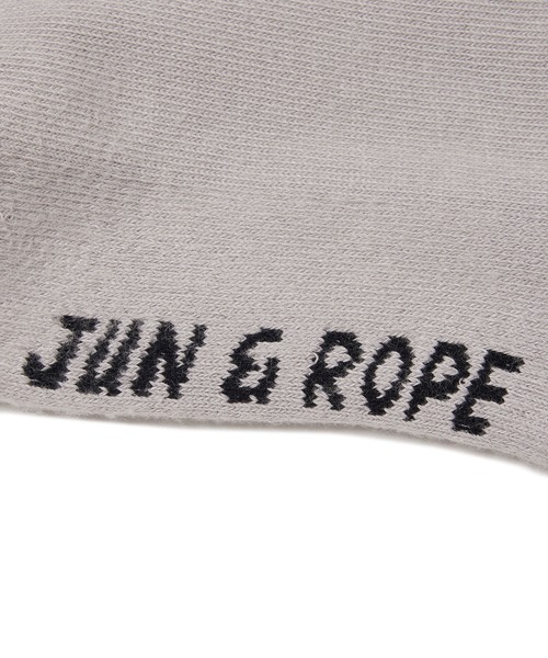 JUN&ROPE'(ジュンアンドロペ)の「吹き出しロゴ ショートソックス(ソックス/靴下・レディース・ブラック/グレー/ホワイト・FREE)」の7枚目の写真