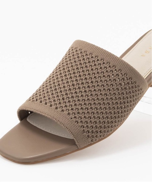 RANDA(ランダ)の「【SUSTAINABLE】ニットサンダル(サンダル・レディース・ブラック/ベージュ/グレー/アイボリー・L/M/S/LL)」の10枚目の写真