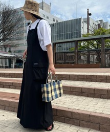 THOUSAND MILE（サウザンドマイル）の「[THOUSAND MILE/サウザンド マイル] 別注 ドローコード付きジャンパースカート（ジャンパースカート・レディース）」