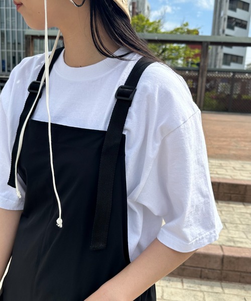 THOUSAND MILE（サウザンドマイル）の「[THOUSAND MILE/サウザンド マイル] 別注 ドローコード付きジャンパースカート（ジャンパースカート・レディース・ブラック/カーキ/オリーブ・F）」の20枚目の写真