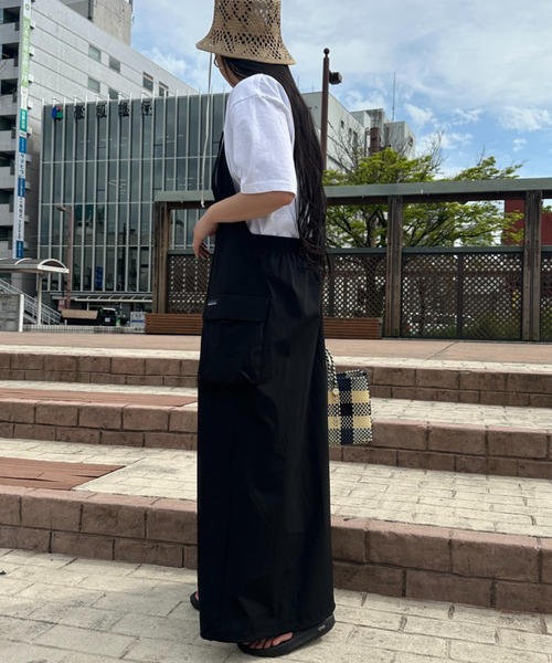 THOUSAND MILE（サウザンドマイル）の「[THOUSAND MILE/サウザンド マイル] 別注 ドローコード付きジャンパースカート（ジャンパースカート・レディース・ブラック/カーキ/オリーブ・F）」の14枚目の写真