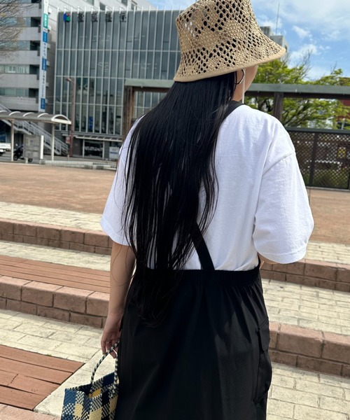 THOUSAND MILE（サウザンドマイル）の「[THOUSAND MILE/サウザンド マイル] 別注 ドローコード付きジャンパースカート（ジャンパースカート・レディース・ブラック/カーキ/オリーブ・F）」の19枚目の写真