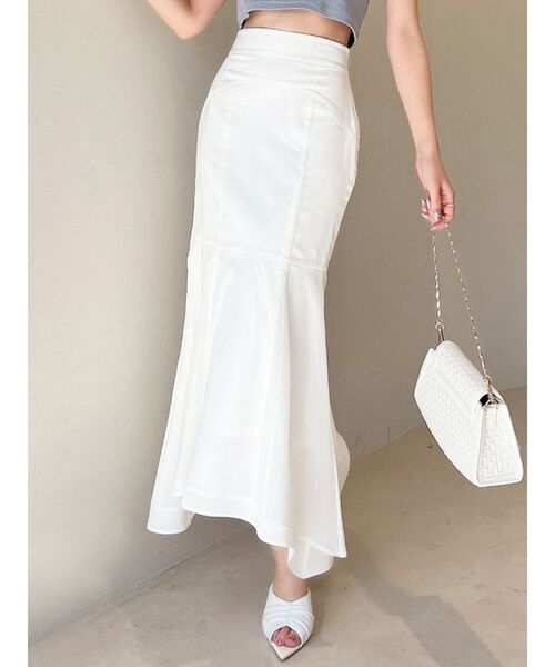 RESEXXY（リゼクシー）の「ヨークシアーマーメイドスカート（スカート・レディース・ブルー/ホワイト/ブラック・FREE）」の3枚目の写真