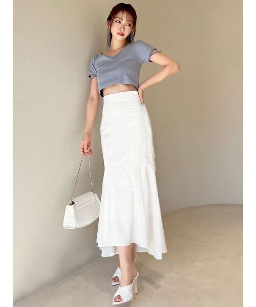 RESEXXY（リゼクシー）の「ヨークシアーマーメイドスカート（スカート・レディース・ブルー/ホワイト/ブラック・FREE）」の6枚目の写真