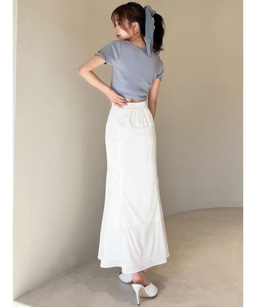 RESEXXY（リゼクシー）の「ヨークシアーマーメイドスカート（スカート・レディース・ブルー/ホワイト/ブラック・FREE）」の7枚目の写真