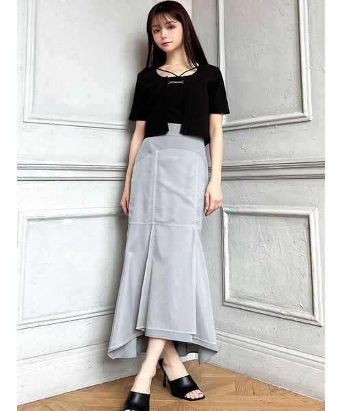 RESEXXY（リゼクシー）の「ヨークシアーマーメイドスカート（スカート・レディース・ブルー/ホワイト/ブラック・FREE）」の20枚目の写真