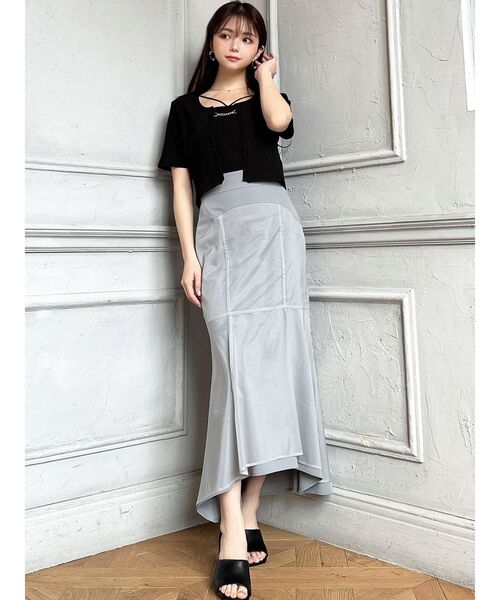 RESEXXY（リゼクシー）の「ヨークシアーマーメイドスカート（スカート・レディース・ブルー/ホワイト/ブラック・FREE）」の21枚目の写真