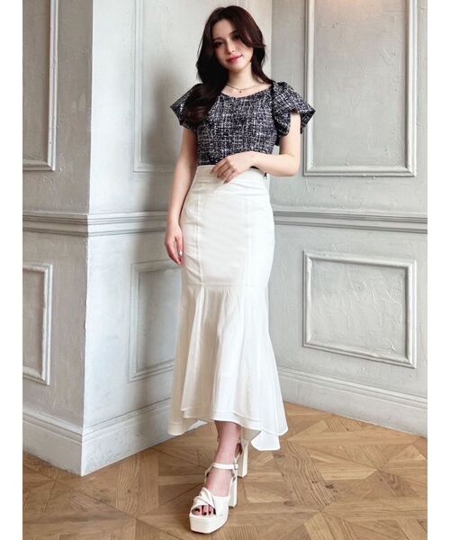 RESEXXY（リゼクシー）の「ヨークシアーマーメイドスカート（スカート・レディース・ブルー/ホワイト/ブラック・FREE）」の22枚目の写真