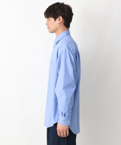 a.v.v(アーヴェヴェ)の「【イージーケア】ワイドシルエットシャツ(シャツ/ブラウス・メンズ・ダークインディゴブルー/ホワイト・46/48)」の12枚目の写真