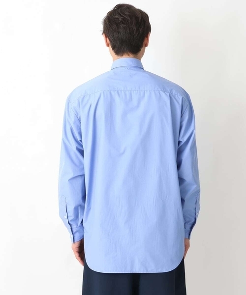 a.v.v(アーヴェヴェ)の「【イージーケア】ワイドシルエットシャツ(シャツ/ブラウス・メンズ・ダークインディゴブルー/ホワイト・46/48)」の13枚目の写真