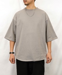 Burner（バーナー）の「【GROOVY STORE】オーバーサイズヘビーウエイト無地Tシャツ（Tシャツ/カットソー・メンズ）」