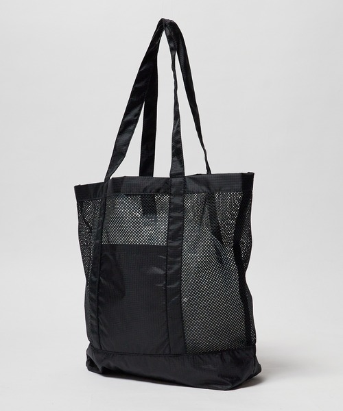 United Athle(ユナイテッドアスレ)の「ライトナイロン リップストップ フロントポケット メッシュ トートバッグ 13L 大容量 秋 秋服 2026年秋冬(トートバッグ・メンズ・ブラック/サンドベージュ/オリーブ・FREE)」の10枚目の写真