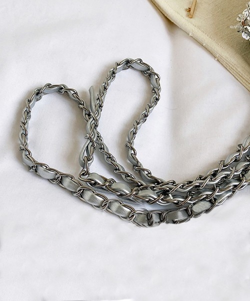 Futier land（フューティアランド）の「スパンコールチェーンバッグ（ショルダーバッグ・レディース・ブラック/シルバー・FREE）」の14枚目の写真