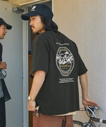 ヘビーウェイトファンクショナルファブリック ビッグシルエット バックプリントクルーネック半袖Tシャツ / 抗菌・防臭【THE CRAFT CREW PRODUCTS】