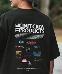 THE CRAFT CREW PRODUCTS（ザクラフトクループロダクツ）の「ヘビーウェイトファンクショナルファブリック ビッグシルエット バックプリントクルーネック半袖Tシャツ   抗菌・防臭【THE CRAFT CREW PRODUCTS】（Tシャツ/カットソー）」