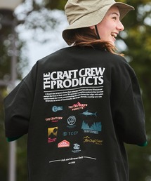 THE CRAFT CREW PRODUCTS（ザクラフトクループロダクツ）の「ヘビーウェイトファンクショナルファブリック ビッグシルエット バックプリントクルーネック半袖Tシャツ   抗菌・防臭【THE CRAFT CREW PRODUCTS】（Tシャツ/カットソー）」