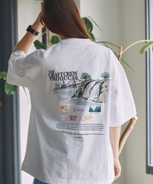 THE CRAFT CREW PRODUCTS（ザクラフトクループロダクツ）の「ヘビーウェイトファンクショナルファブリック ビッグシルエット バックプリントクルーネック半袖Tシャツ   抗菌・防臭【THE CRAFT CREW PRODUCTS】（Tシャツ/カットソー）」